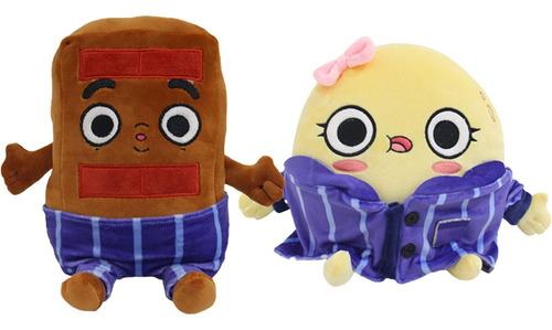 2pcs Choco And Pancake Peluche Muñeca Niños Cumpleaño Regalo