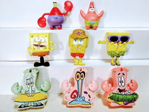 Bob Esponja Colección Mc Donalds Burger King