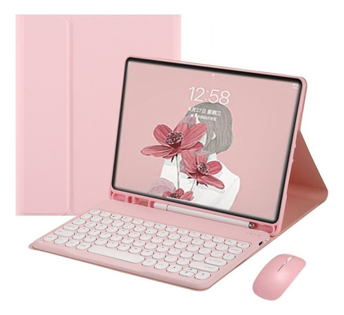 Funda De Teclado+mouse Para iPad Pro 9.7/2018/2017/air 2