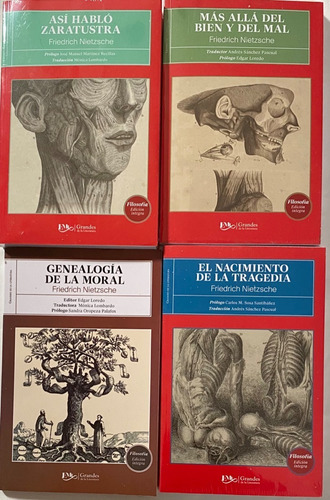 Paquete 4 Nietzsche Zaratustra Genealogía Moral Mas Alla Del Mercado Libre<script async src=