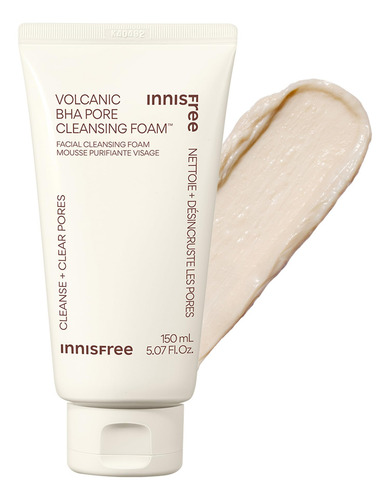 Espuma De Limpeza Innisfree Volcanic Bha Pore Com Ácido Sali