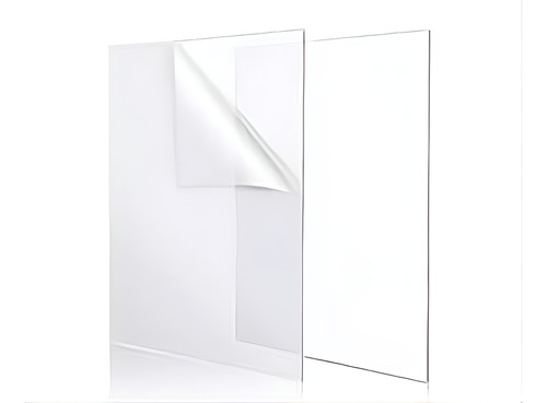 Lamina De Acrilico Transparente De 8 Mm De 122 X 244 Cm