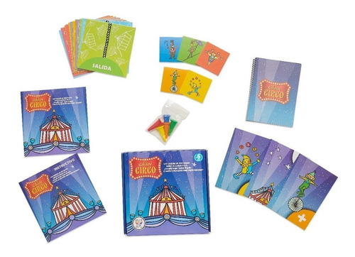 Imagen 4 de 4 de Juego de Mesa Didáctico El Gran Circo Barco de Papel 2020