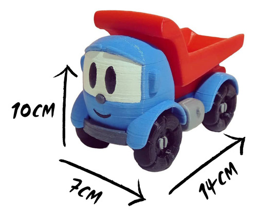Juguete Camion Leo Y Max Funcional Para Niños Diversión Leo Y Max Celeste