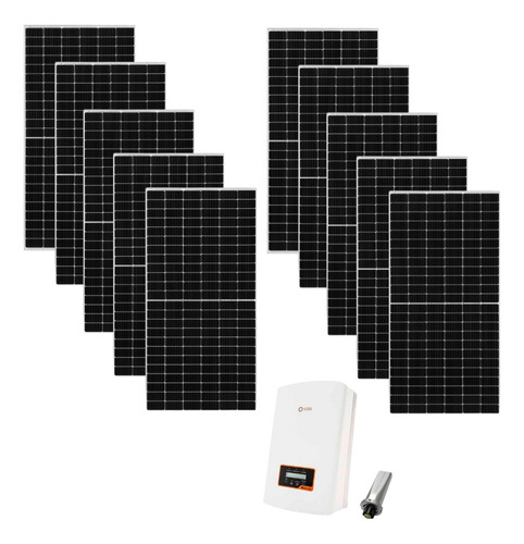 Kit 10 Paneles Solares + Inversor Solis  Ahorra 1,200kwh