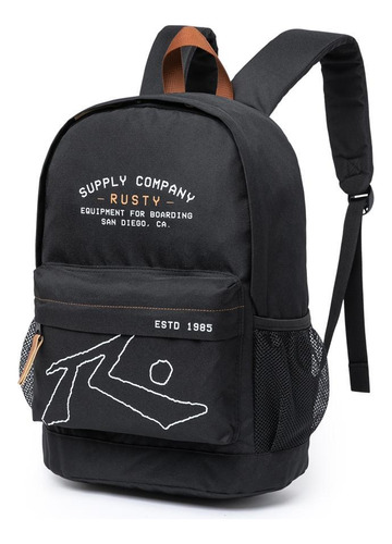 Mochila Esporte Rusty Sandy Bay Reforçada Trabalho - Preto