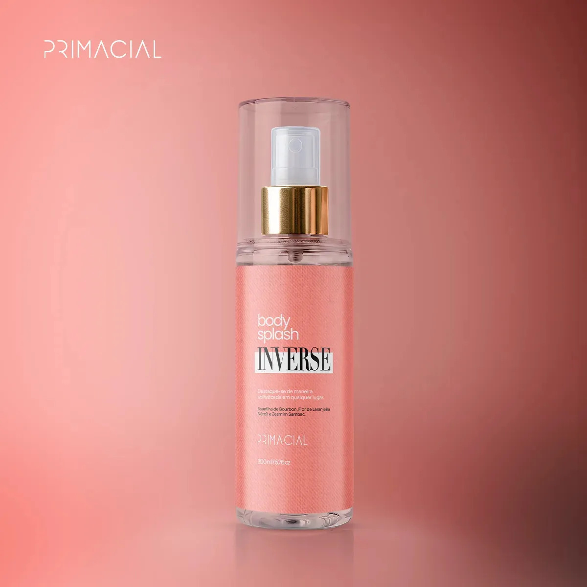 BODY SPLASH FEMININO INVERSE 200ML - PRIMACIAL PERFUME FLORAL