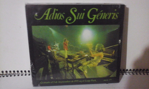 Sui Generis*cd*adios Part.1*nuevo Cerrado