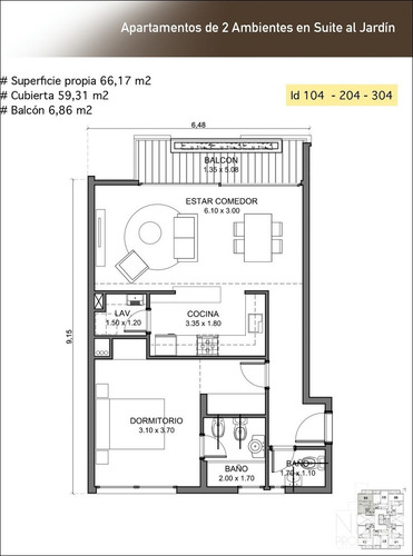 Imagen 8 de 12 de 2 Ambientes En Venta - Residencias Olavarria - Ref: 1355