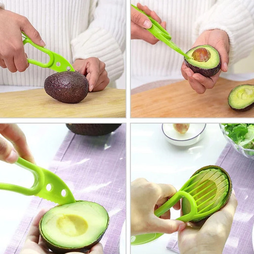 . Cortador De Aguacate 3 En 1, Descorazonador De Manteca De