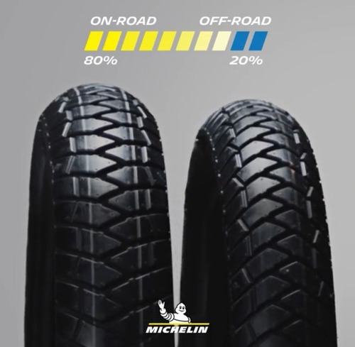 Pneu Xre 190 Bros 150 90/90-19 Tl 52p Anakee Street Michelin