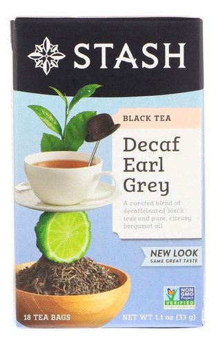 Te Stash Black Tea Decaf Earl Grey - Unidad