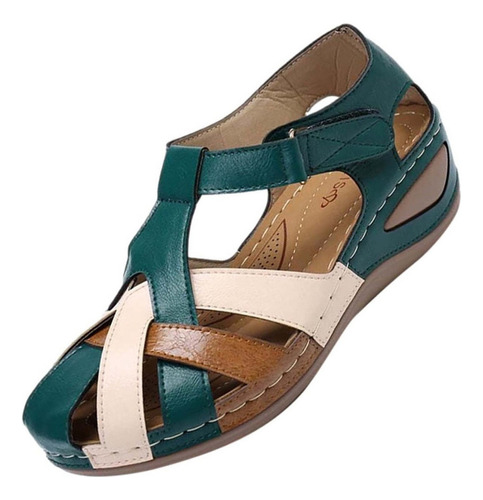 Sandalias De Mujer Retro De Talla Grande