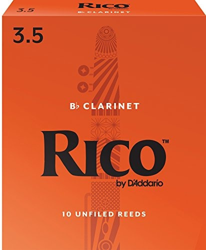 Cañas Rico De D'addario Para Clarinete Bb Fuerza 3.5