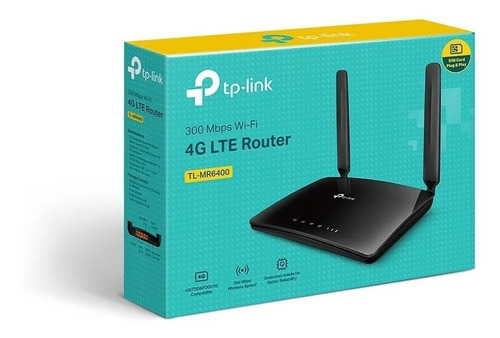 Router 4g Wifi Móvil Sim Card Mr6400 300 Mbps Tp-link *itech
