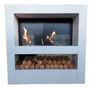 Estufas O Hogar A Bioetanol Chimenea Blanca Biohogar Bhs