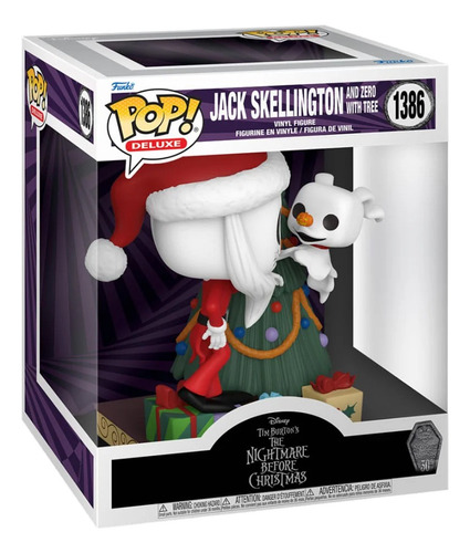 Funko Pop Deluxe 30th Jack Skellington And Zero With Tree