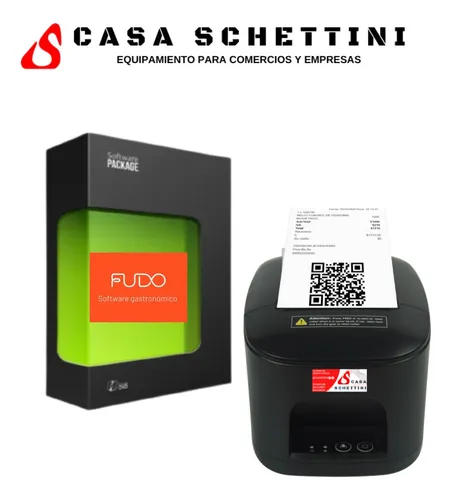 Software Gastronomía Fudo + Impresora Ticket Comanda Pedidos