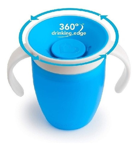Copo De Treinamento Para Bebê 360º Munchkin Original Azul
