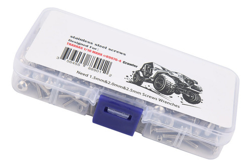 . Juego De Tornillos De Acero Inoxidable Screw Rc Car For