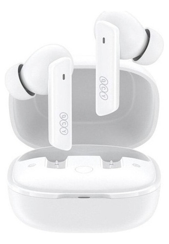 Qcy Ht05 Anc Fones De Ouvido Bluetooth 5.2 In-ear 6 Mic Enc Cor Branco Cor Da Luz Verde