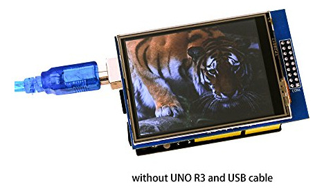 Pantalla Táctil Tft Elegoo Uno R3 De 2,8 Pulgadas Con Conect