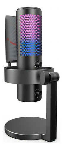Fifine A9 Microfono De Estudio Usb - 4 Polar Patters Color Negro