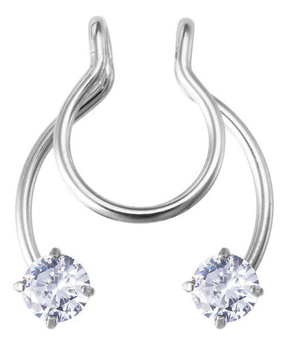 Anillo De Nariz Falsa Con Imán De Acero Inoxidable Dorado, A