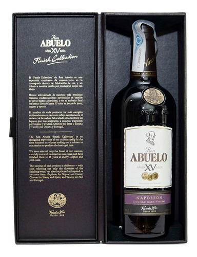 Ron Abuelo Xv Napoleon - 15 Años - Exclusivo - Barsac