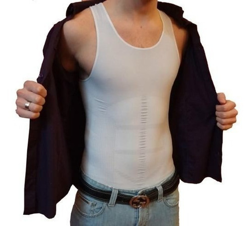 Camiseta Faja Termica Reductora Hombre Adelgaza Slim`n Lift