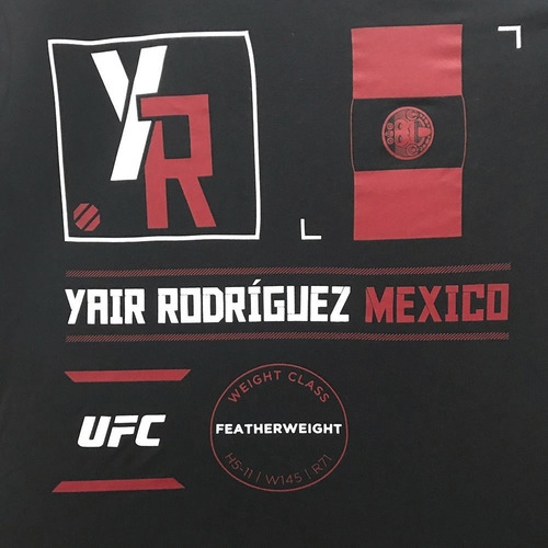 Reebok Ufc Yair Playera El Pantera Rodriguez | Envío
