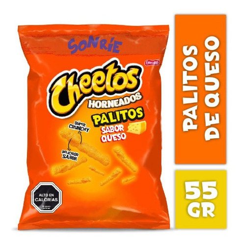 Cheetos Palitos Queso 55gr*10(2unidad)-super