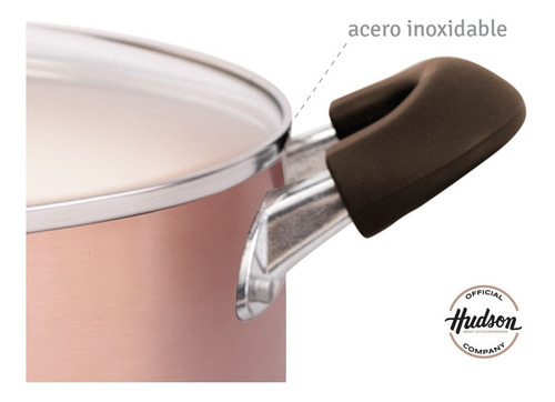 Imagen 7 de 9 de Cacerola Hudson Antiadherente Ceramico 24 Cm