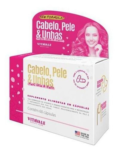 Imagem 2 de 4 de Cabelo, Pele & Unhas 60 Cápsulas