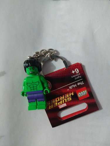 Llavero Hulk Lego. Año 2013. Modelo 850814