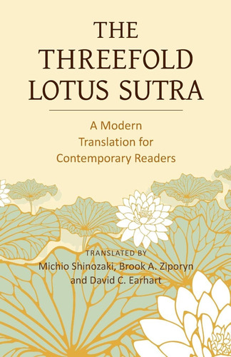 Libro The Threefold Lotus Sutra-inglés