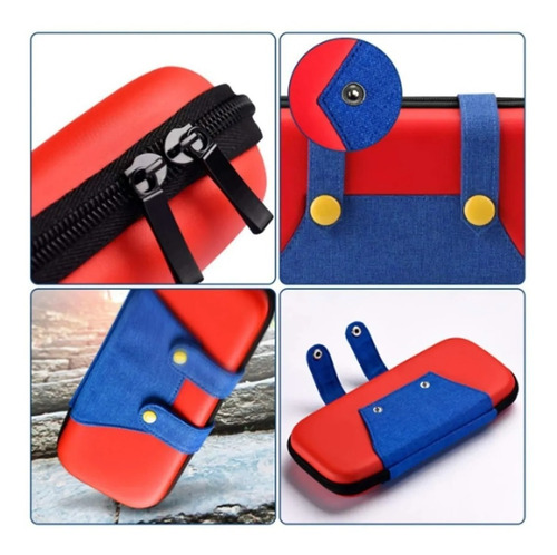 Imagen 2 de 5 de Bolso Mario Bros Para Nintendo Switch Oled Funda Protectora