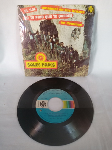 Disco Ep Los Soles Brass 1972 Soul Latino De Colección 