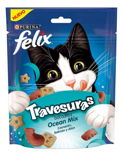 Alimento Húmedo Felix Travesuras Ocean Mix 60g