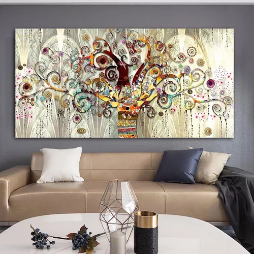 Cuadro-arbol De La Vida-decorativo- 130x60 Cm. - $ 10.450