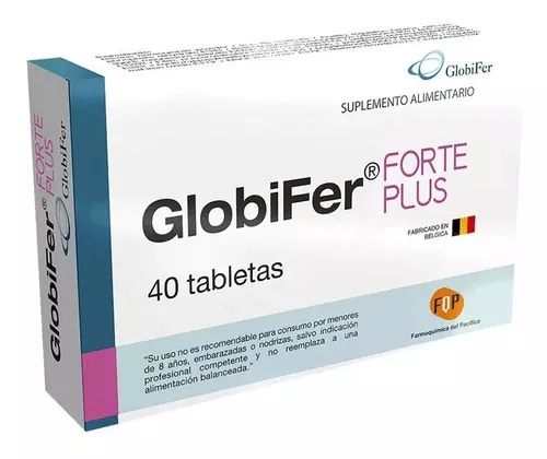 Globifer Forte Plus 40 Tab (hierro Hermico+ Ac Folico + B12) Sabor N/a ...