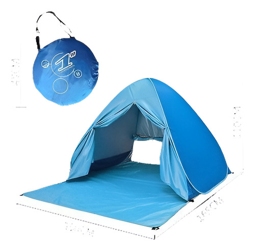 2-3 Personas Camping Carpa, Al Aire Libre Pop-up Ligero, Tie