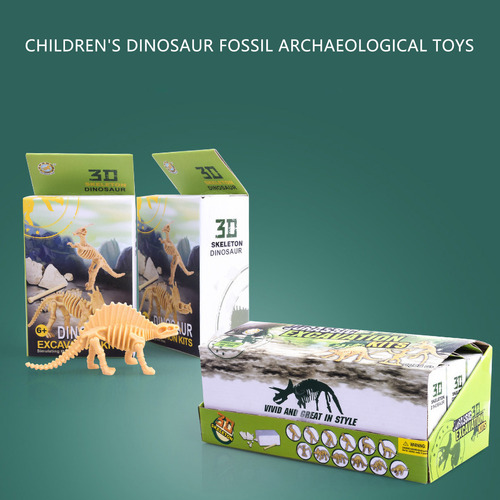 Juego De 12 Cajas De Excavación Arqueológica De Dinosaurios