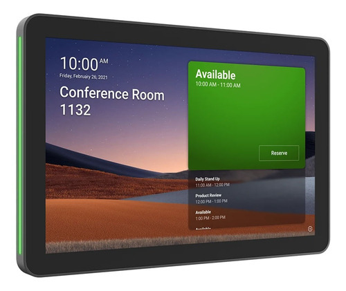 Painel Touch Agendamento De Reunião Tap Scheduler - Logitech Cor Preto