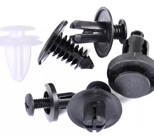 Kit 460 Clip Broche Retencion Plastico Auto Lata Tapabarro
