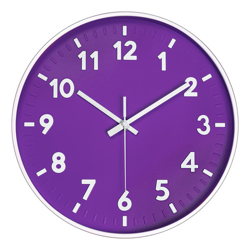 Jenlystime Reloj De Pared Moderno Con Numero 3d De 12 Pulgad