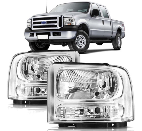 Par Farol F250 F350 F4000 07 A 11 Serve 98 A 06 Cromado