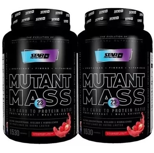 Mutant Mass 2 X 1,5kg Masa Muscular Star Nutrition X2 Potes