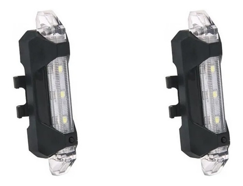  Pack 10 Luces Led Recargables Para Bicicleta