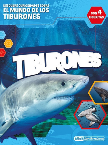 TIBURONES. MINI-LIBROAVENTURAS, de VV. AA.. Editorial Planeta Junior, tapa dura en español